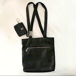 Ralph Lauren leather tote w/change purse